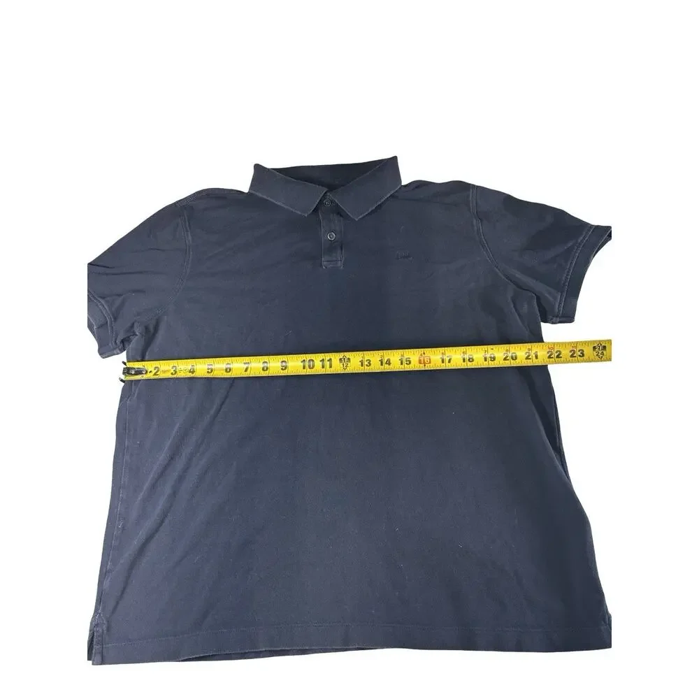 Banana Republic Men’s XL Tall Navy Slim Fit Pique Polo Shirt Short Sleeve
